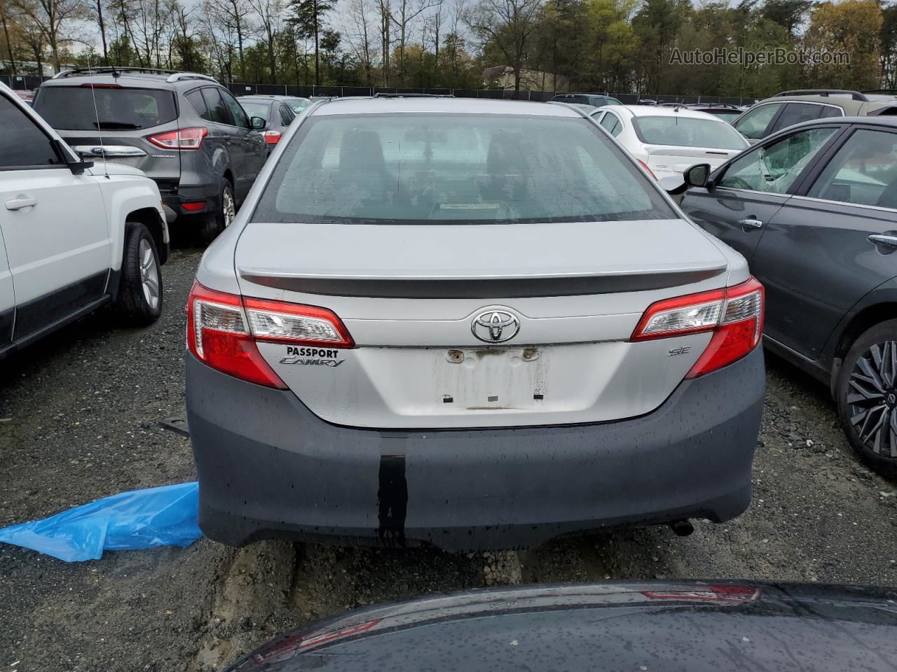 2012 Toyota Camry Base Silver vin: 4T1BF1FK9CU594697