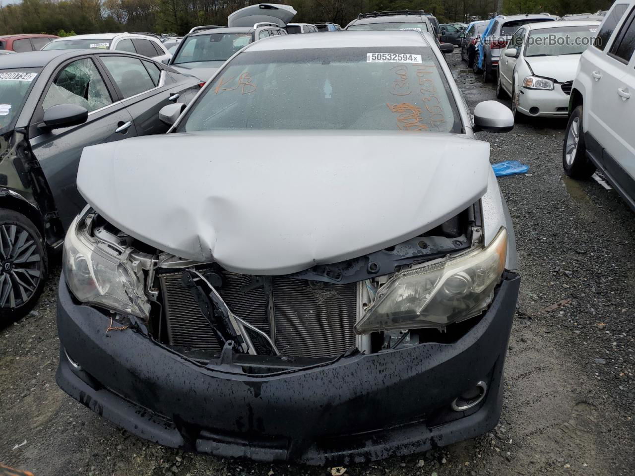 2012 Toyota Camry Base Silver vin: 4T1BF1FK9CU594697