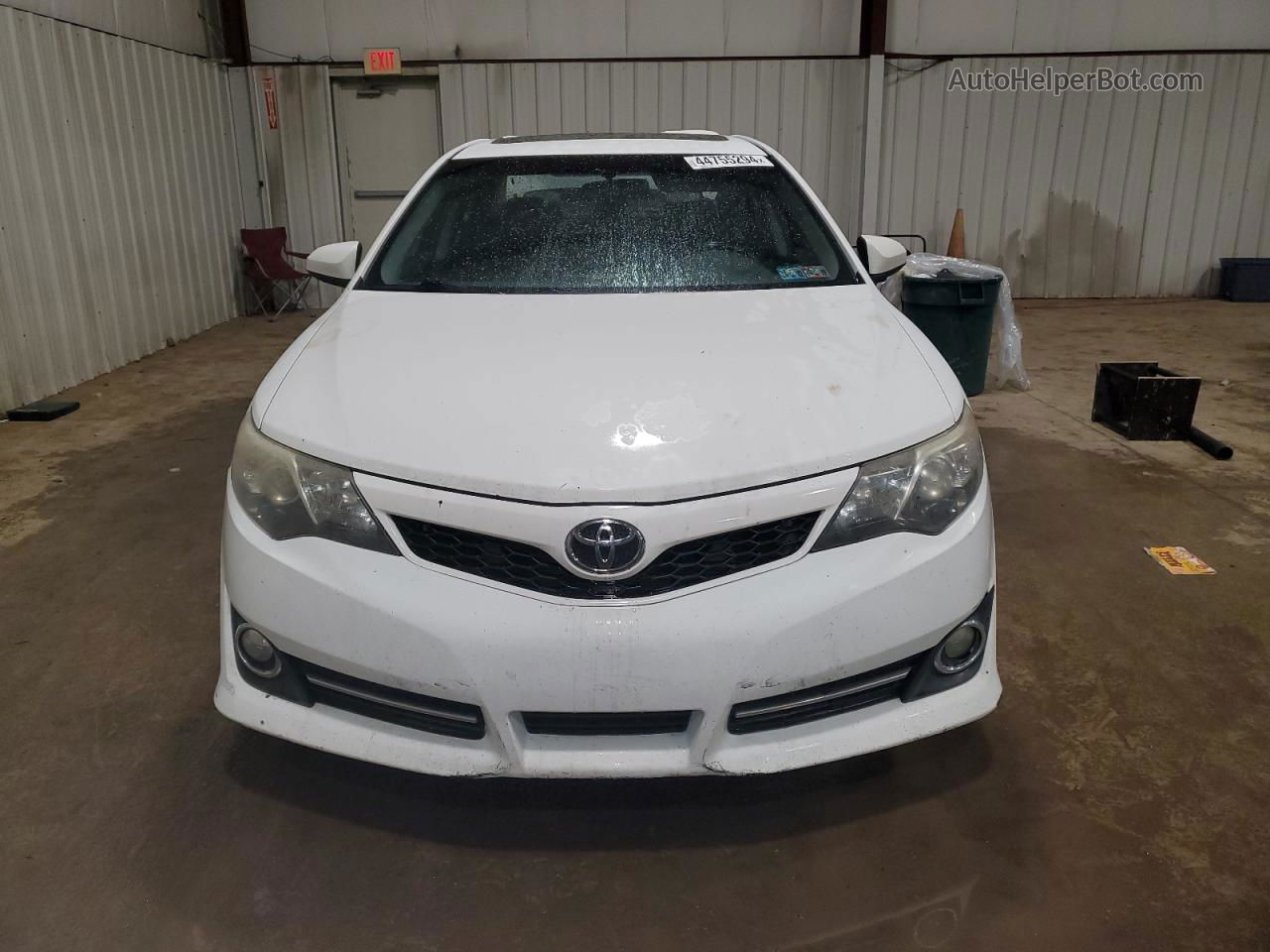 2012 Toyota Camry Base White vin: 4T1BF1FK9CU598555