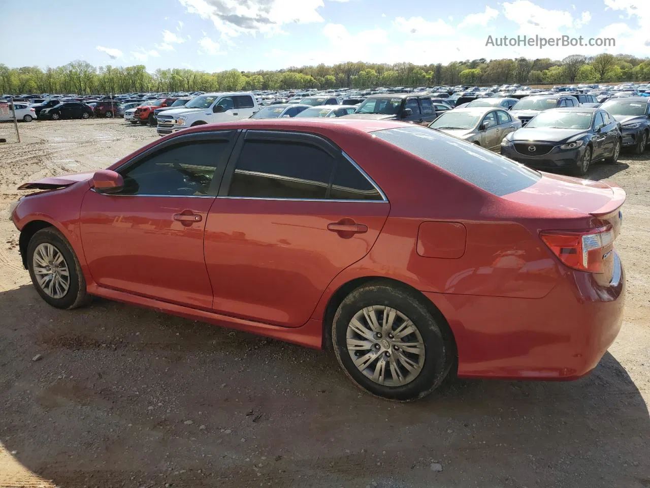 2012 Toyota Camry Base Red vin: 4T1BF1FK9CU624894