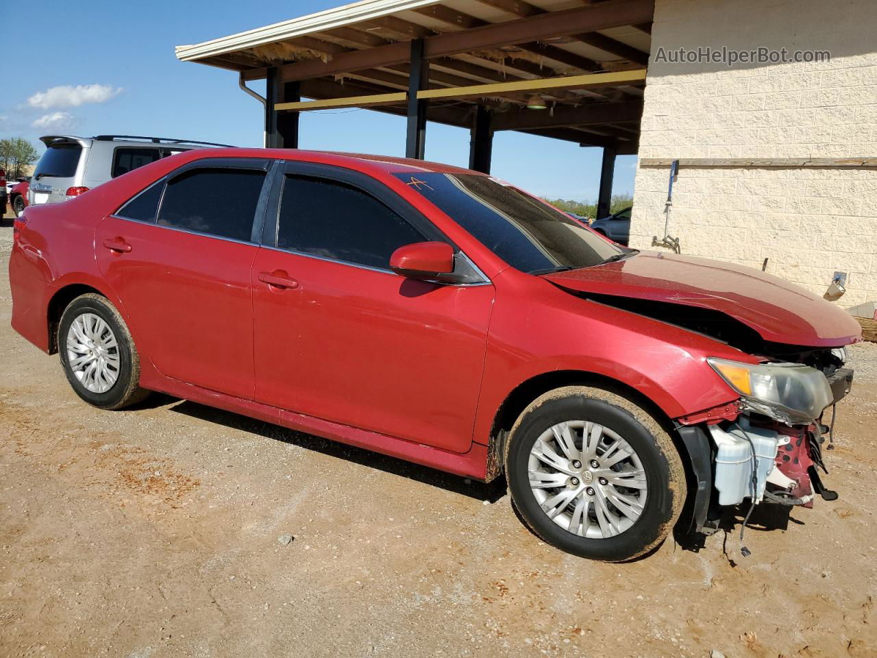 2012 Toyota Camry Base Red vin: 4T1BF1FK9CU624894