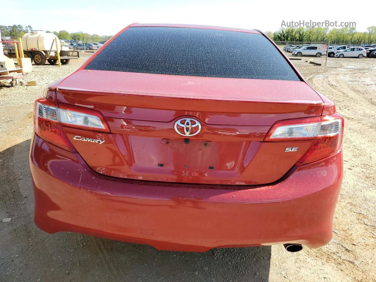 2012 Toyota Camry Base Red vin: 4T1BF1FK9CU624894