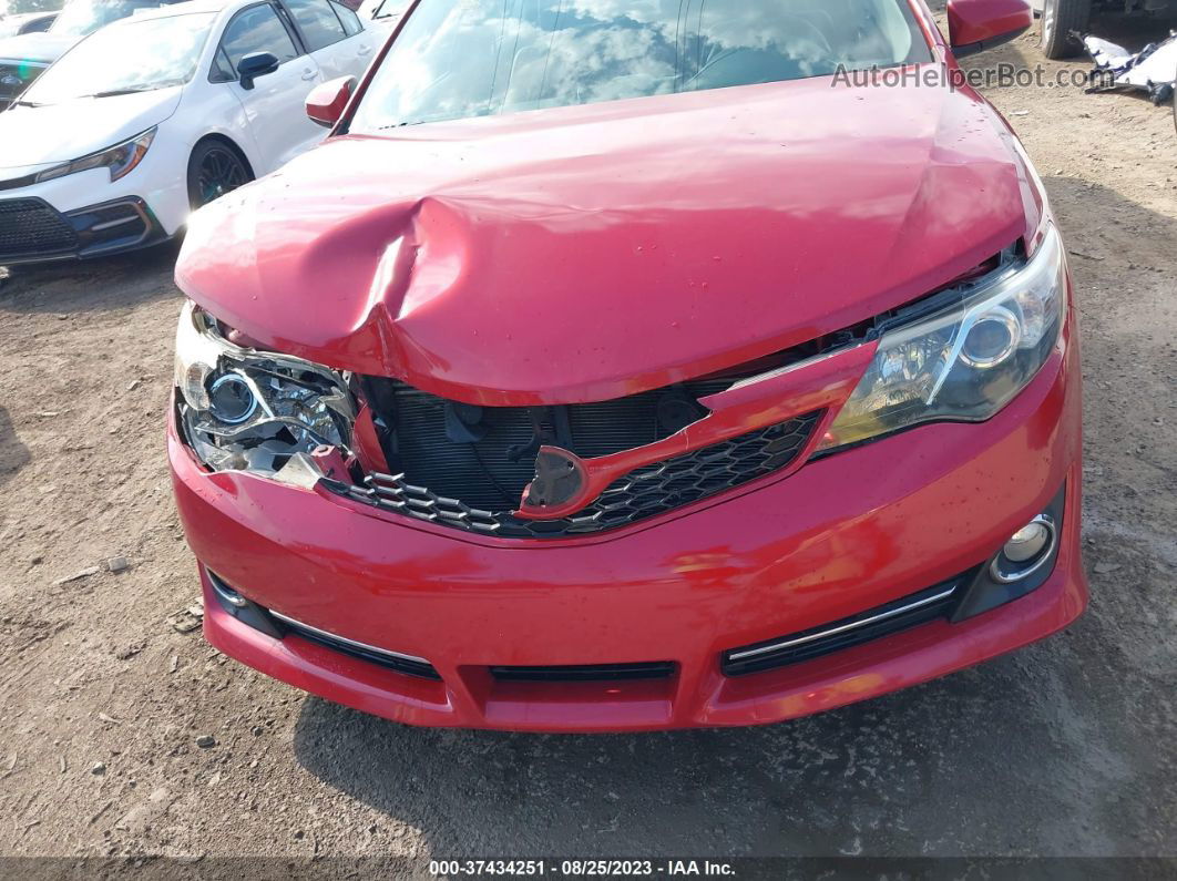 2012 Toyota Camry Se Limited Edition Red vin: 4T1BF1FK9CU627245