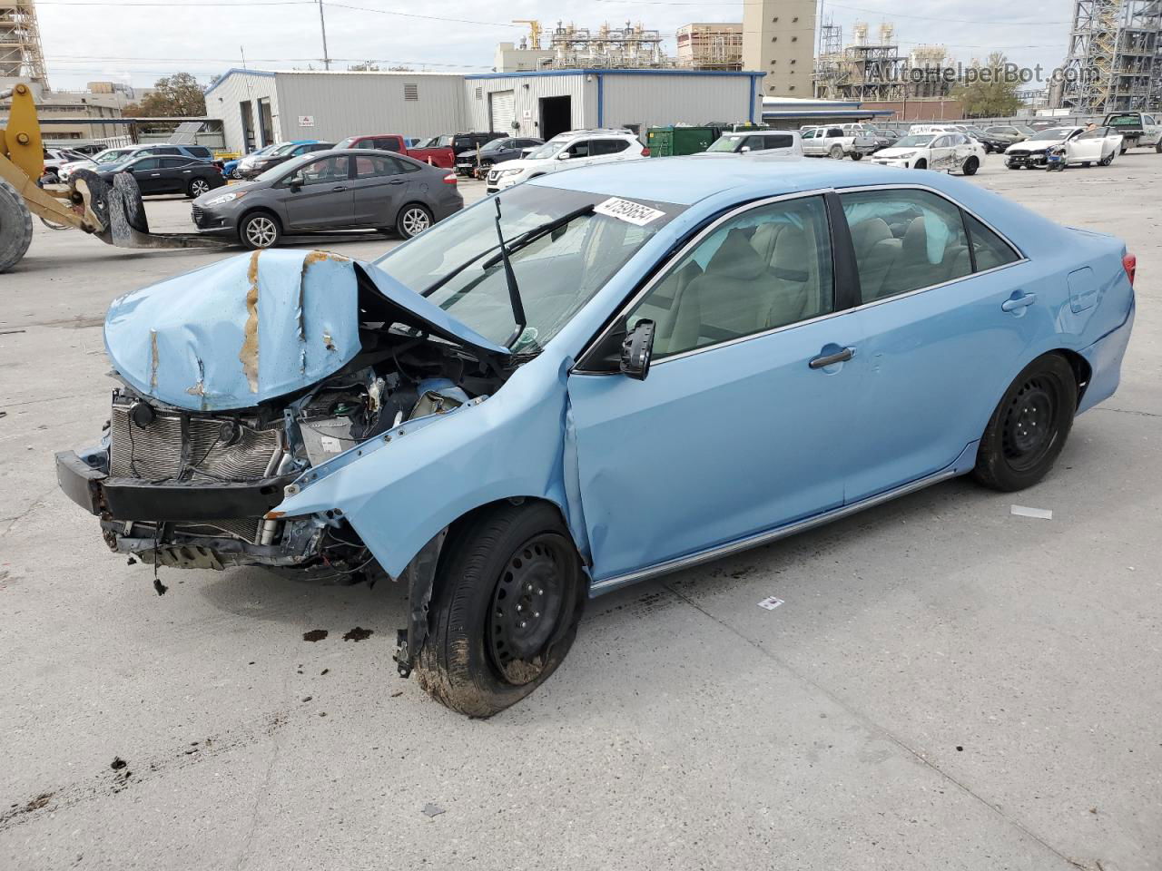 2012 Toyota Camry Base Синий vin: 4T1BF1FK9CU633756