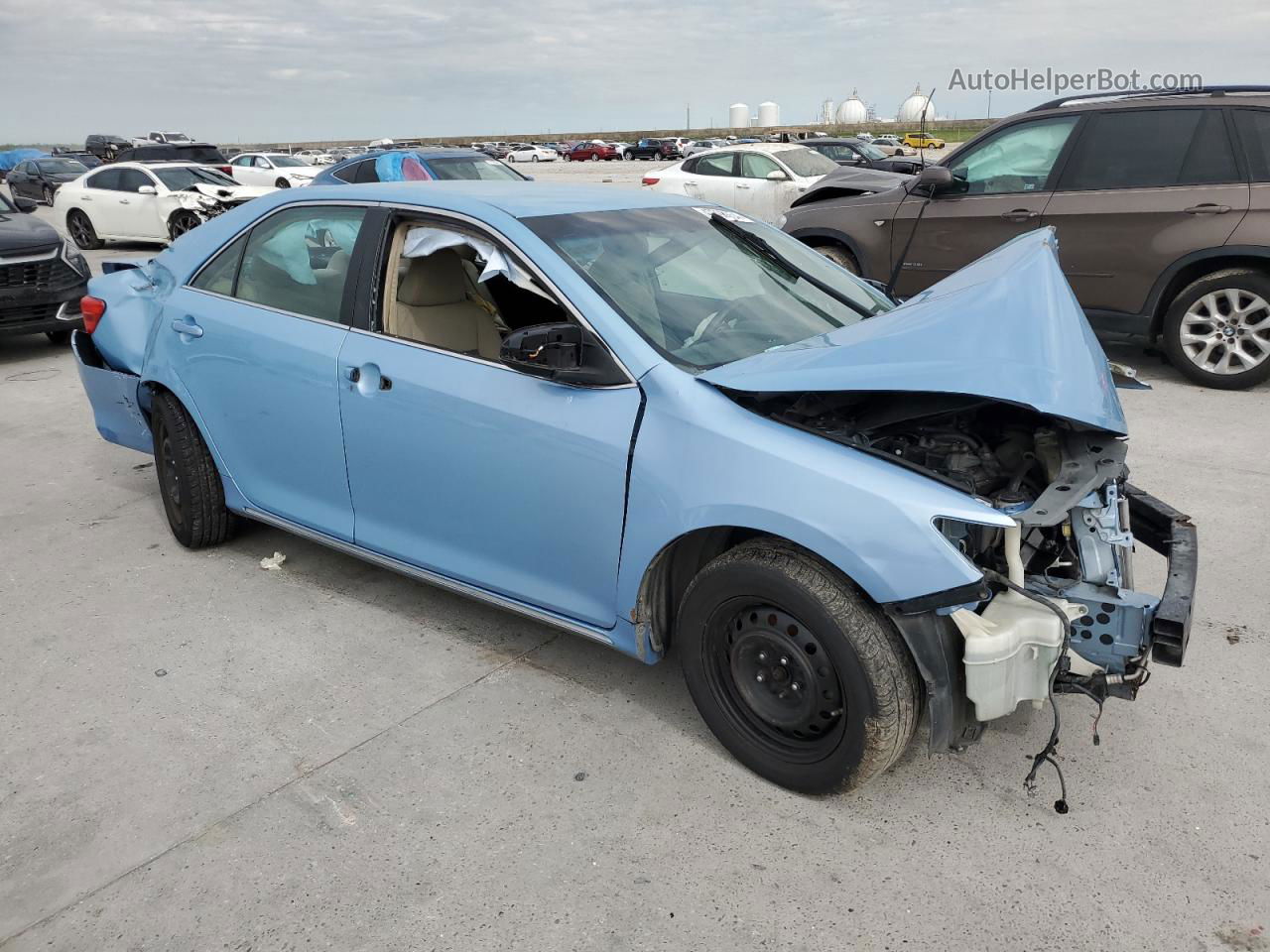 2012 Toyota Camry Base Синий vin: 4T1BF1FK9CU633756