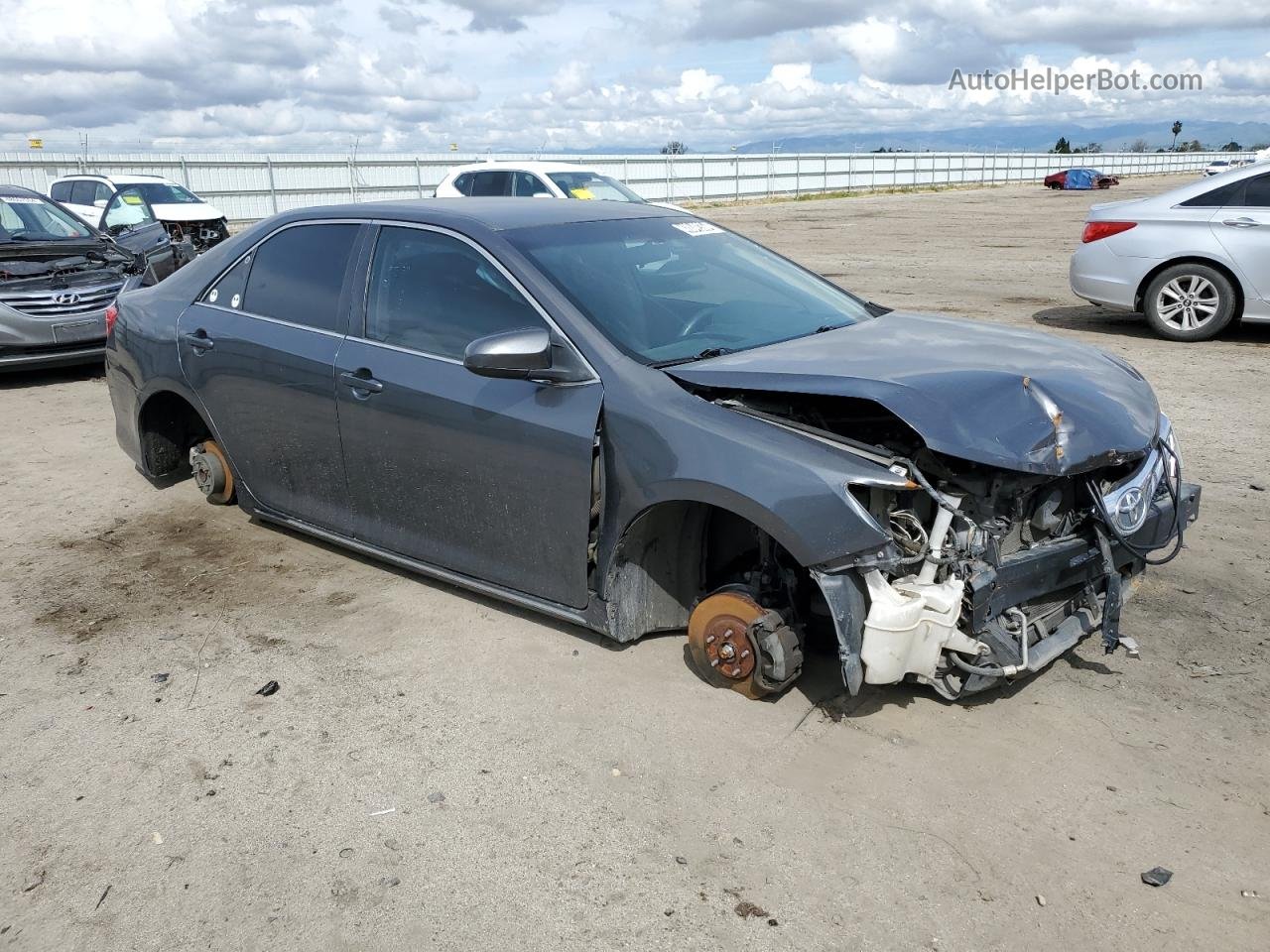 2013 Toyota Camry L Gray vin: 4T1BF1FK9DU220852