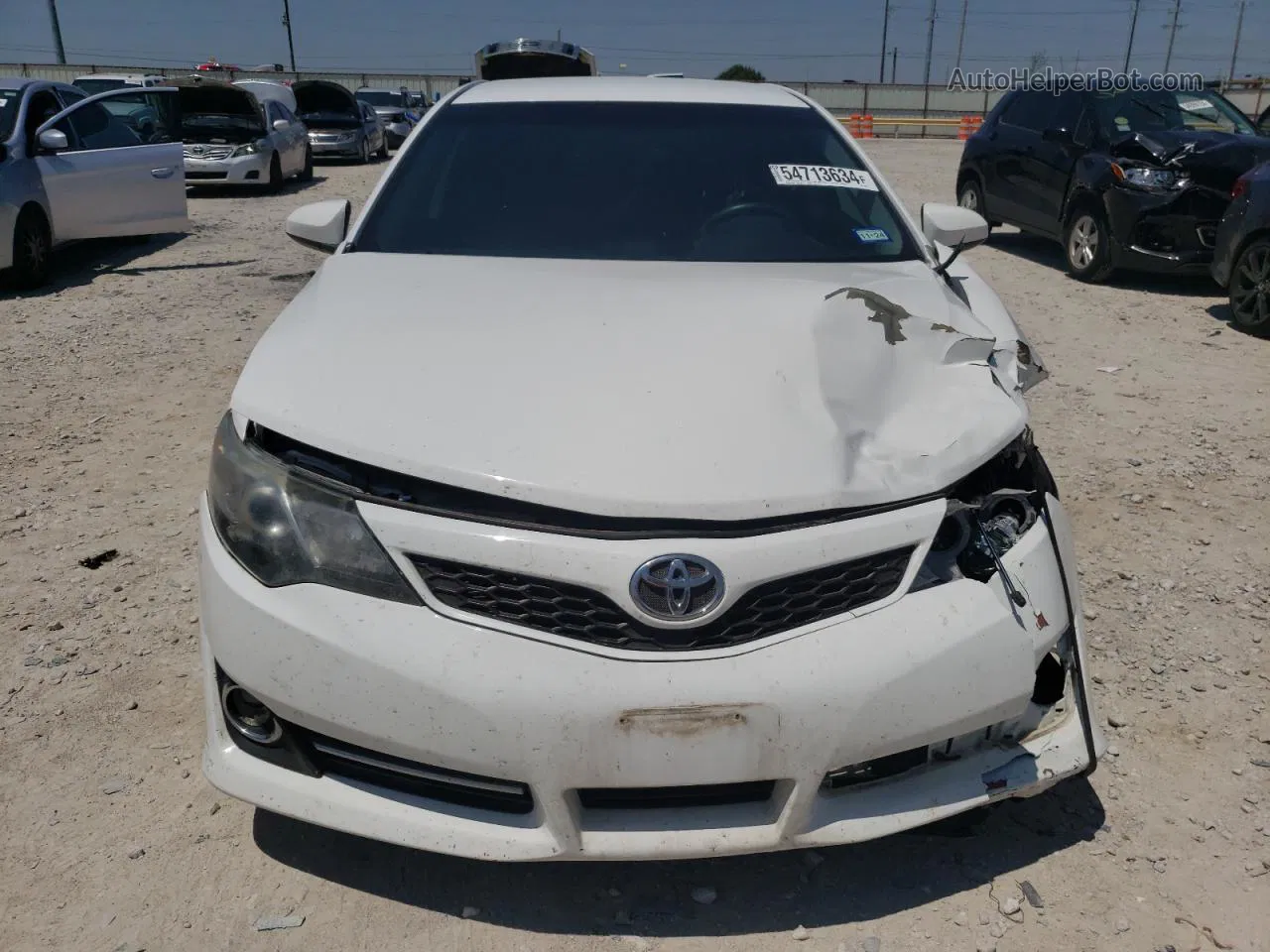 2013 Toyota Camry L White vin: 4T1BF1FK9DU239871