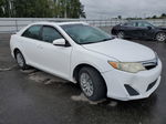 2013 Toyota Camry L White vin: 4T1BF1FK9DU270537