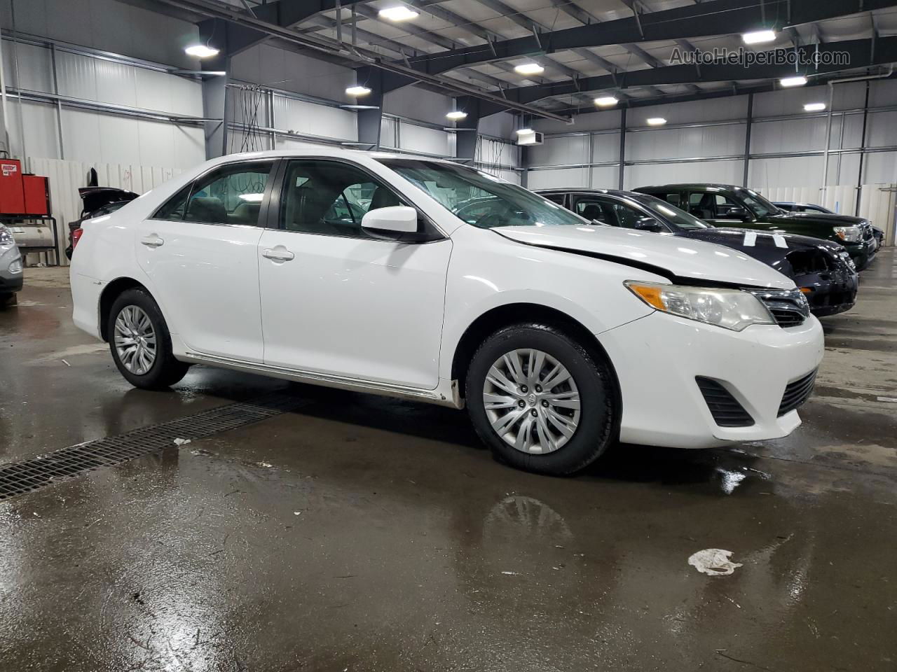 2013 Toyota Camry L White vin: 4T1BF1FK9DU276242