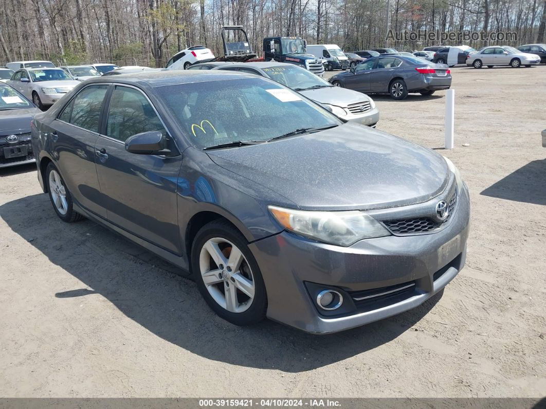 2013 Toyota Camry Se Gray vin: 4T1BF1FK9DU670162