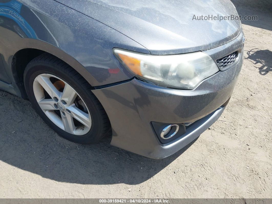 2013 Toyota Camry Se Gray vin: 4T1BF1FK9DU670162