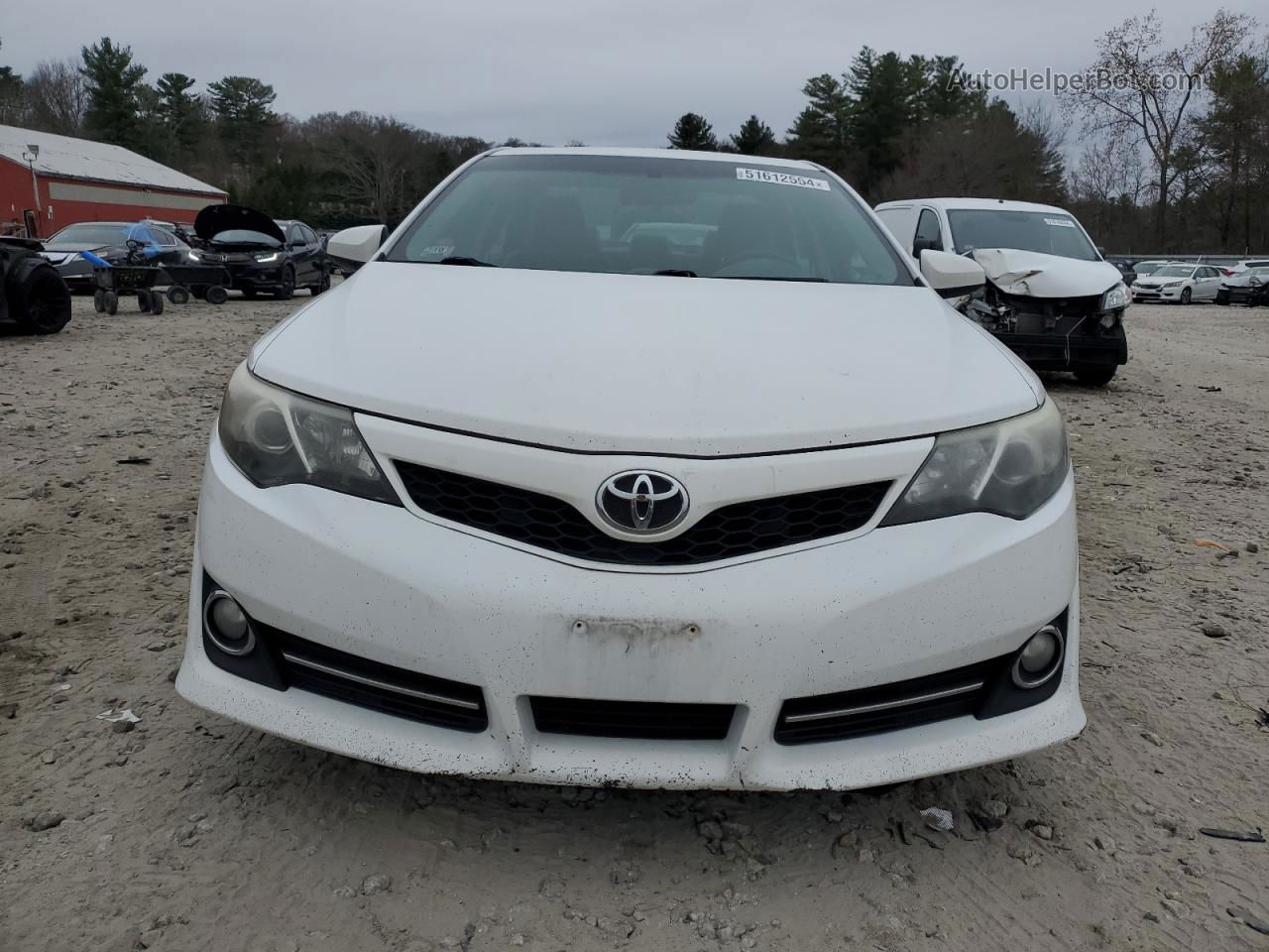 2013 Toyota Camry L Белый vin: 4T1BF1FK9DU722275