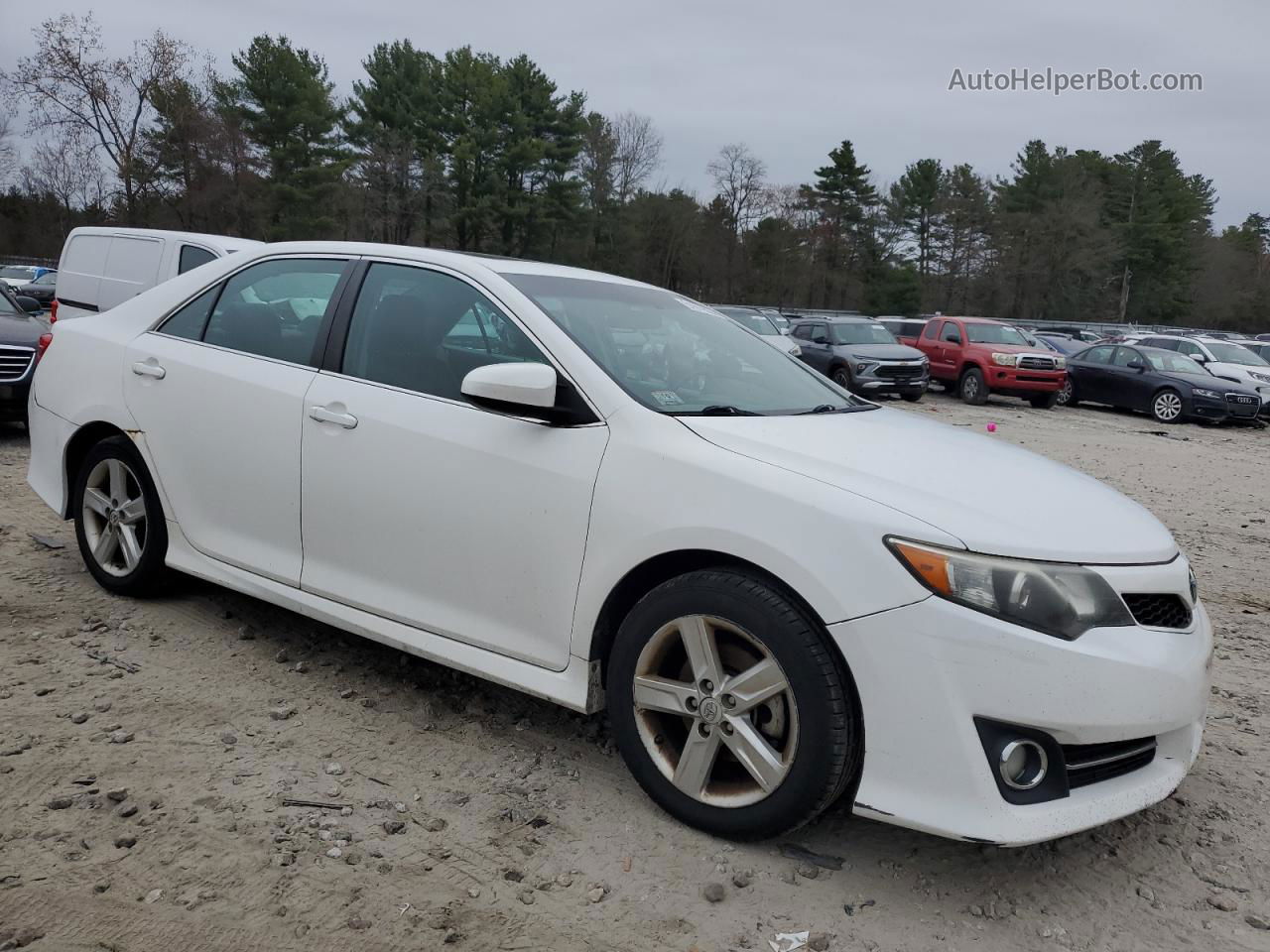 2013 Toyota Camry L White vin: 4T1BF1FK9DU722275