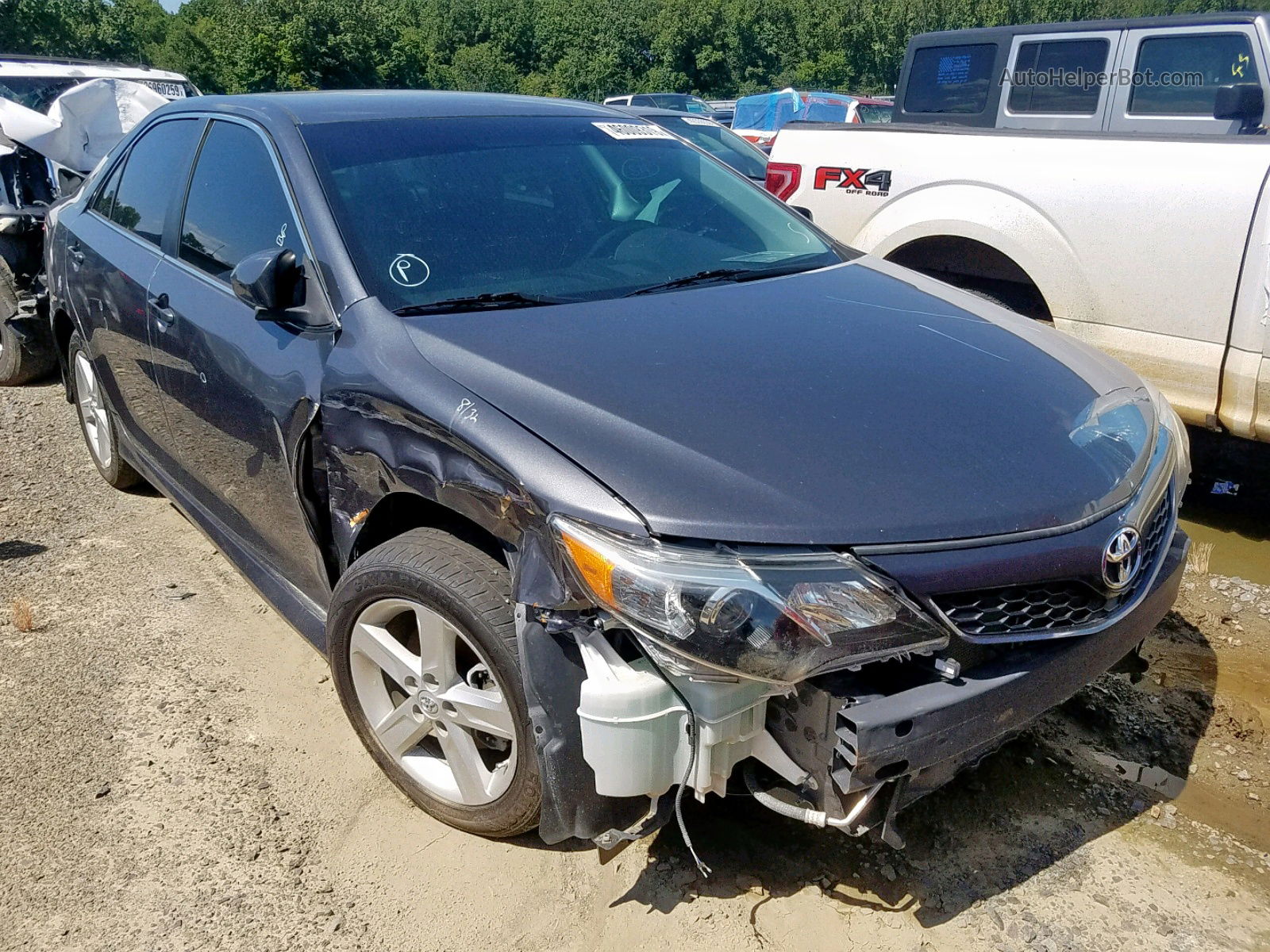 2014 Toyota Camry L Серый vin: 4T1BF1FK9EU330561