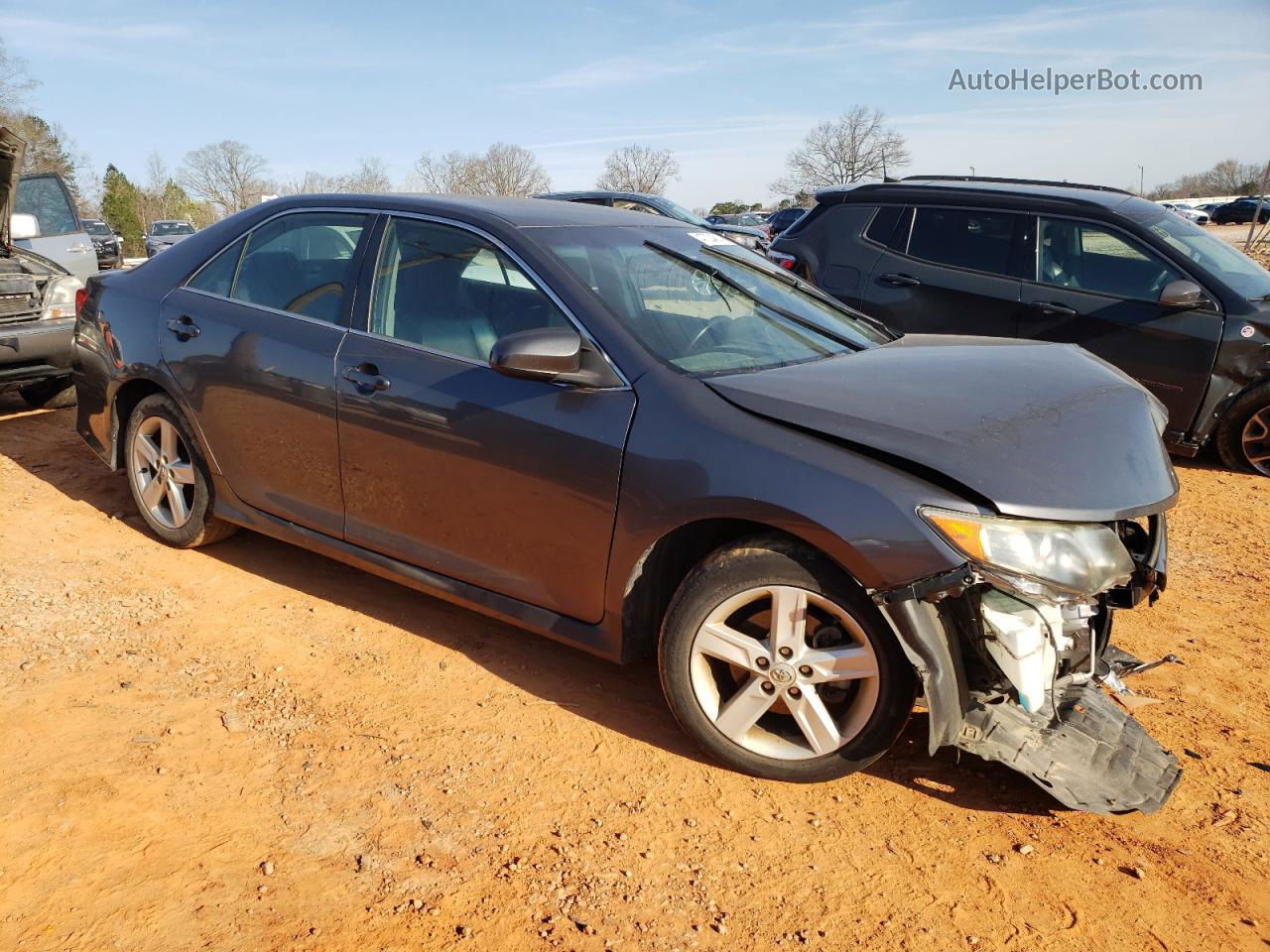 2014 Toyota Camry L Серый vin: 4T1BF1FK9EU361986