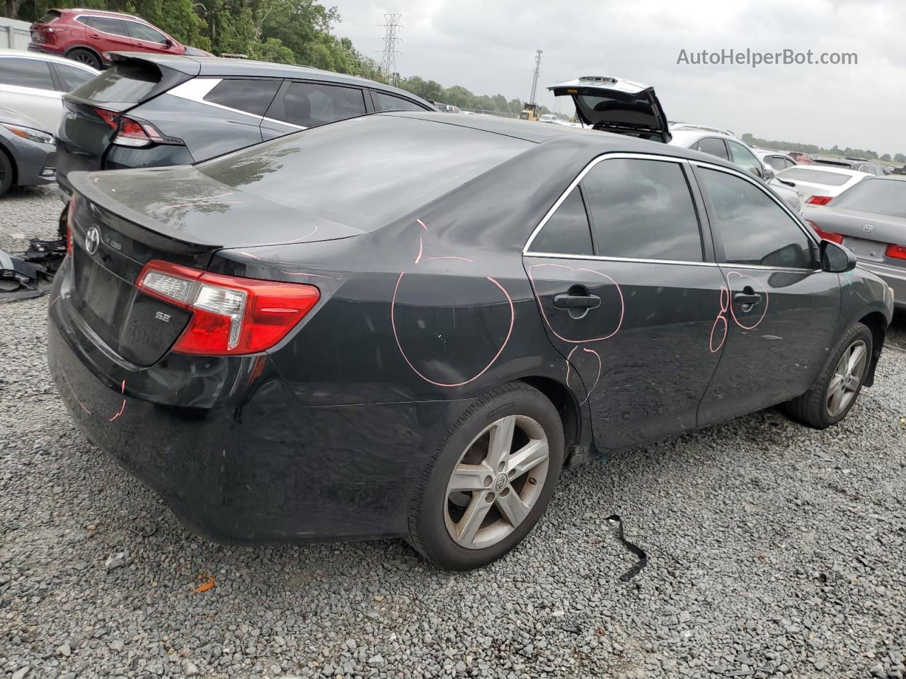 2014 Toyota Camry L Black vin: 4T1BF1FK9EU387648