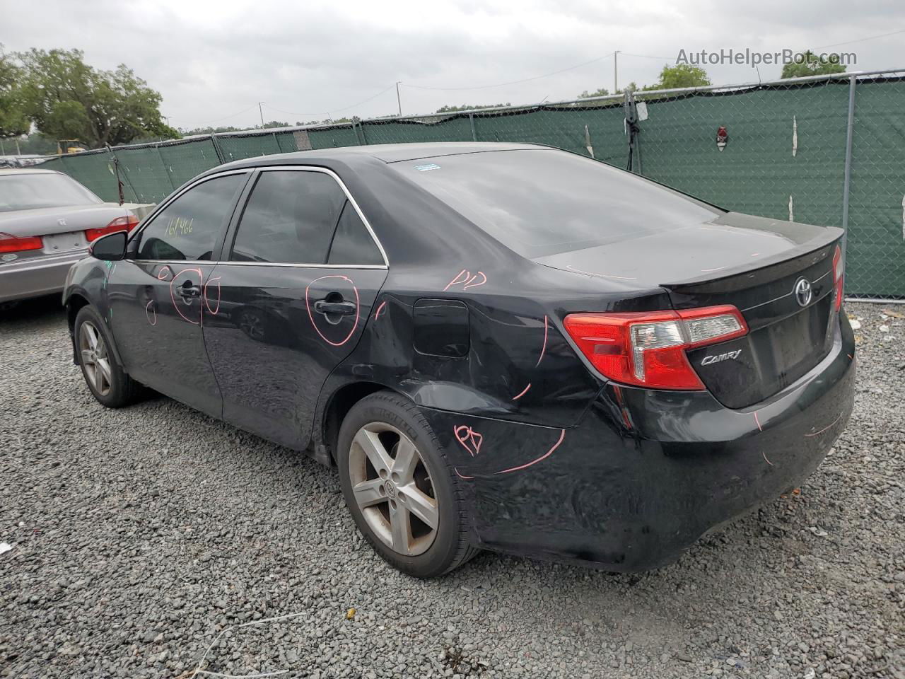 2014 Toyota Camry L Black vin: 4T1BF1FK9EU387648