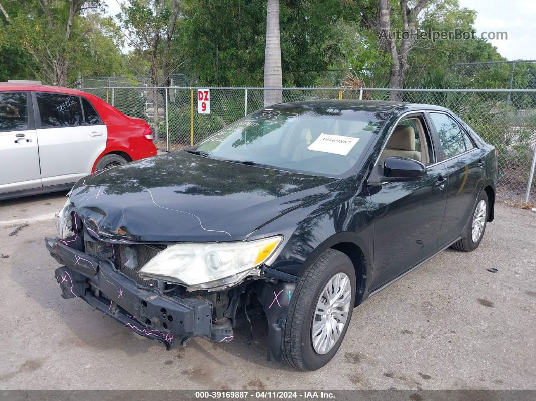 2014 Toyota Camry Le Черный vin: 4T1BF1FK9EU463353