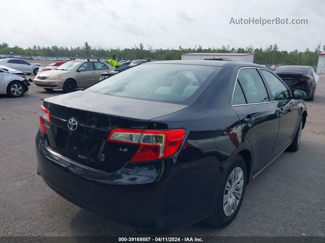 2014 Toyota Camry Le Черный vin: 4T1BF1FK9EU463353