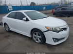 2014 Toyota Camry Se White vin: 4T1BF1FK9EU813449