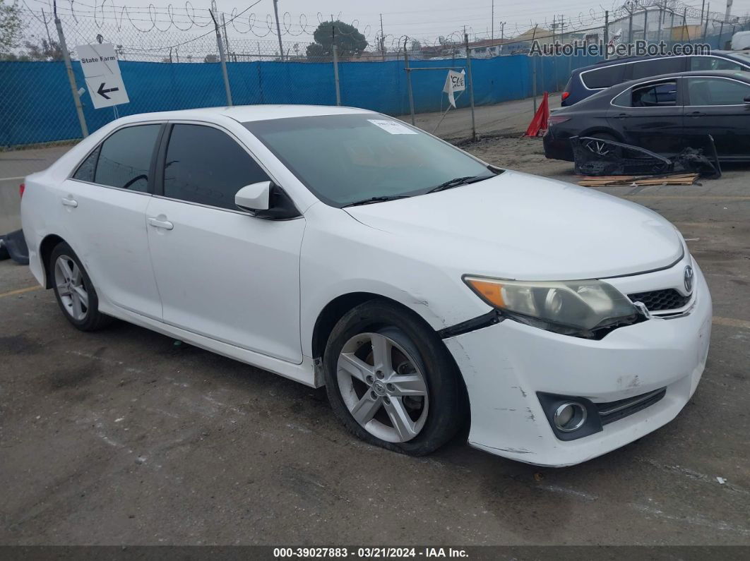 2014 Toyota Camry Se Белый vin: 4T1BF1FK9EU813449