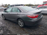 2016 Toyota Camry Se Gray vin: 4T1BF1FK9GU125308