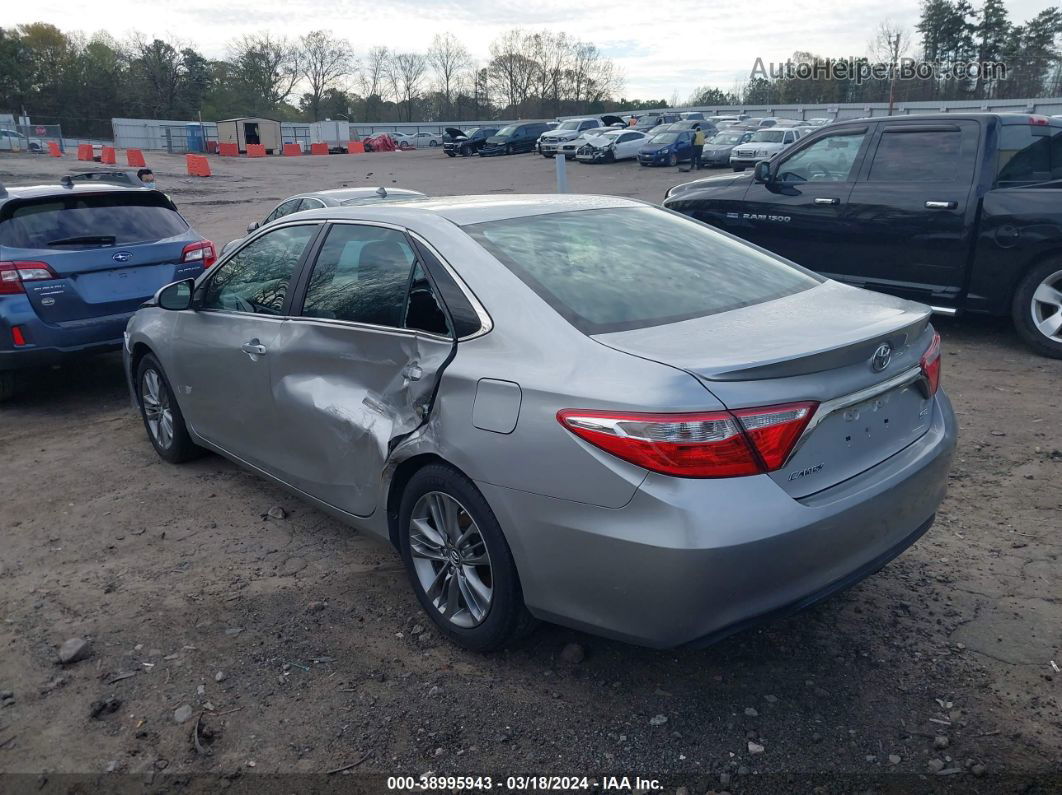 2016 Toyota Camry Se Silver vin: 4T1BF1FK9GU129990