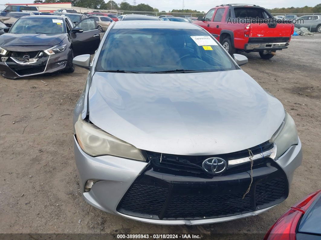 2016 Toyota Camry Se Silver vin: 4T1BF1FK9GU129990