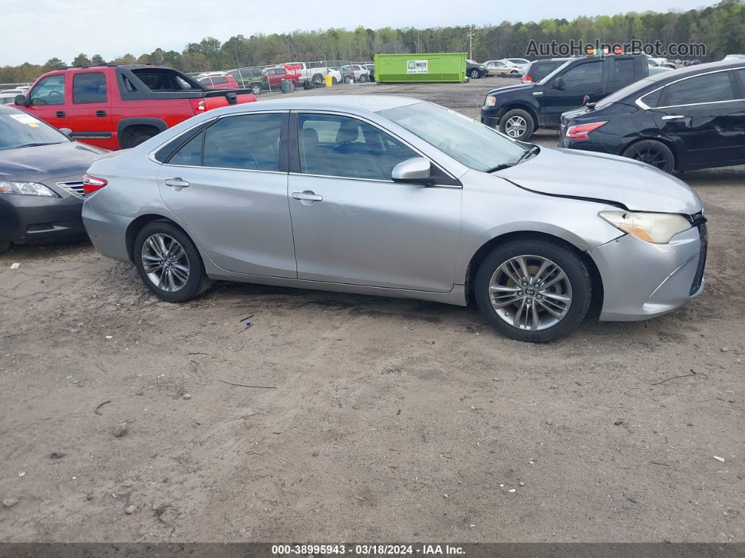 2016 Toyota Camry Se Серебряный vin: 4T1BF1FK9GU129990