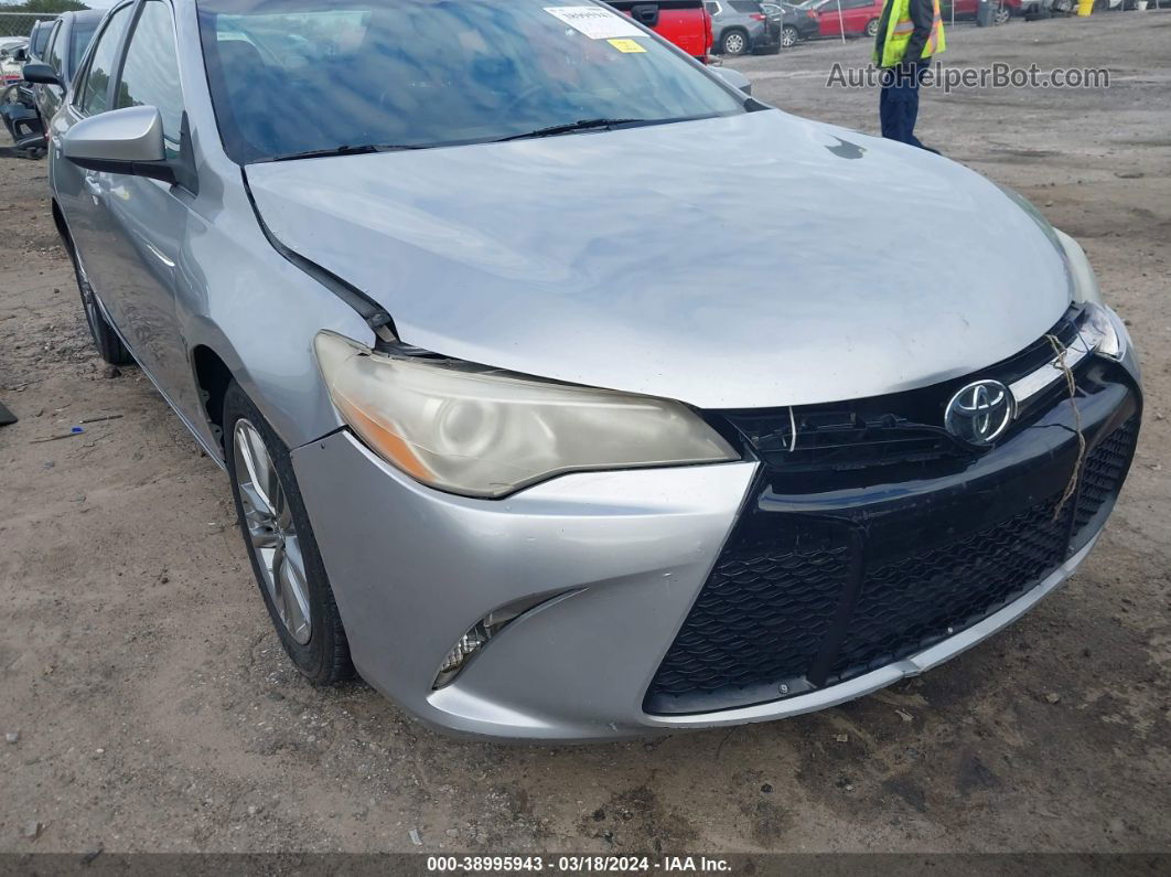 2016 Toyota Camry Se Серебряный vin: 4T1BF1FK9GU129990