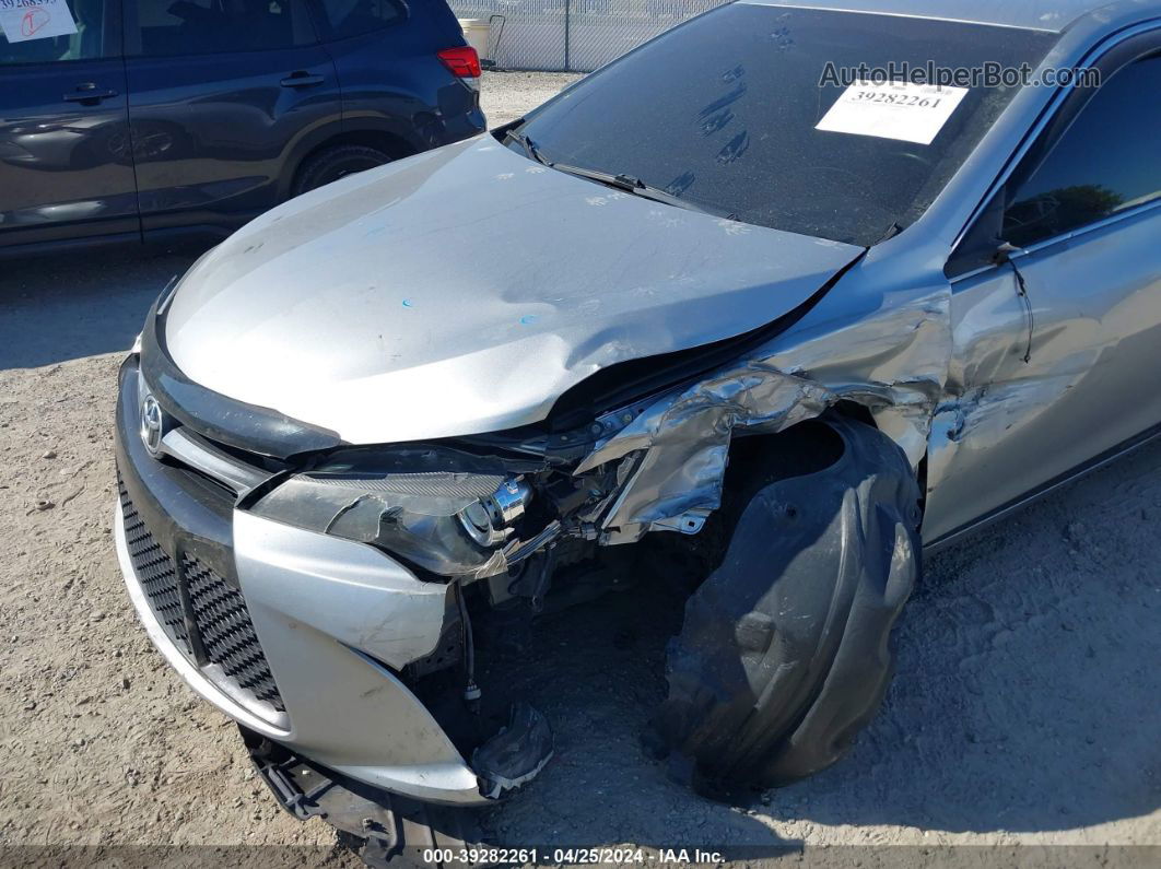 2016 Toyota Camry Se Silver vin: 4T1BF1FK9GU138897