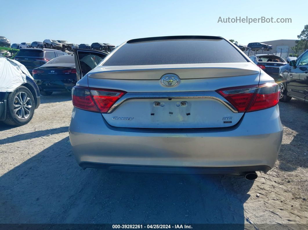 2016 Toyota Camry Se Серебряный vin: 4T1BF1FK9GU138897