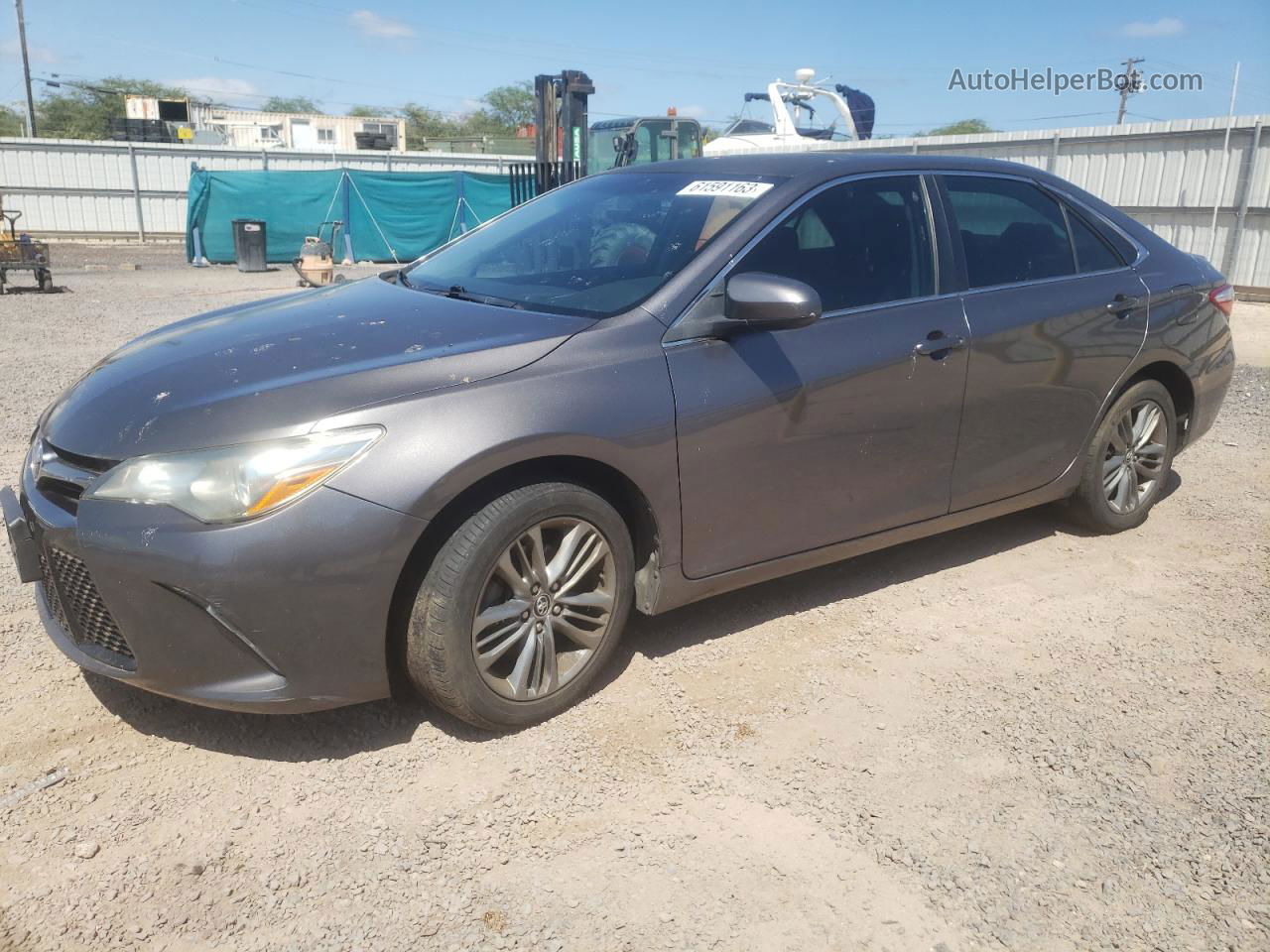 2016 Toyota Camry Le Серый vin: 4T1BF1FK9GU166747