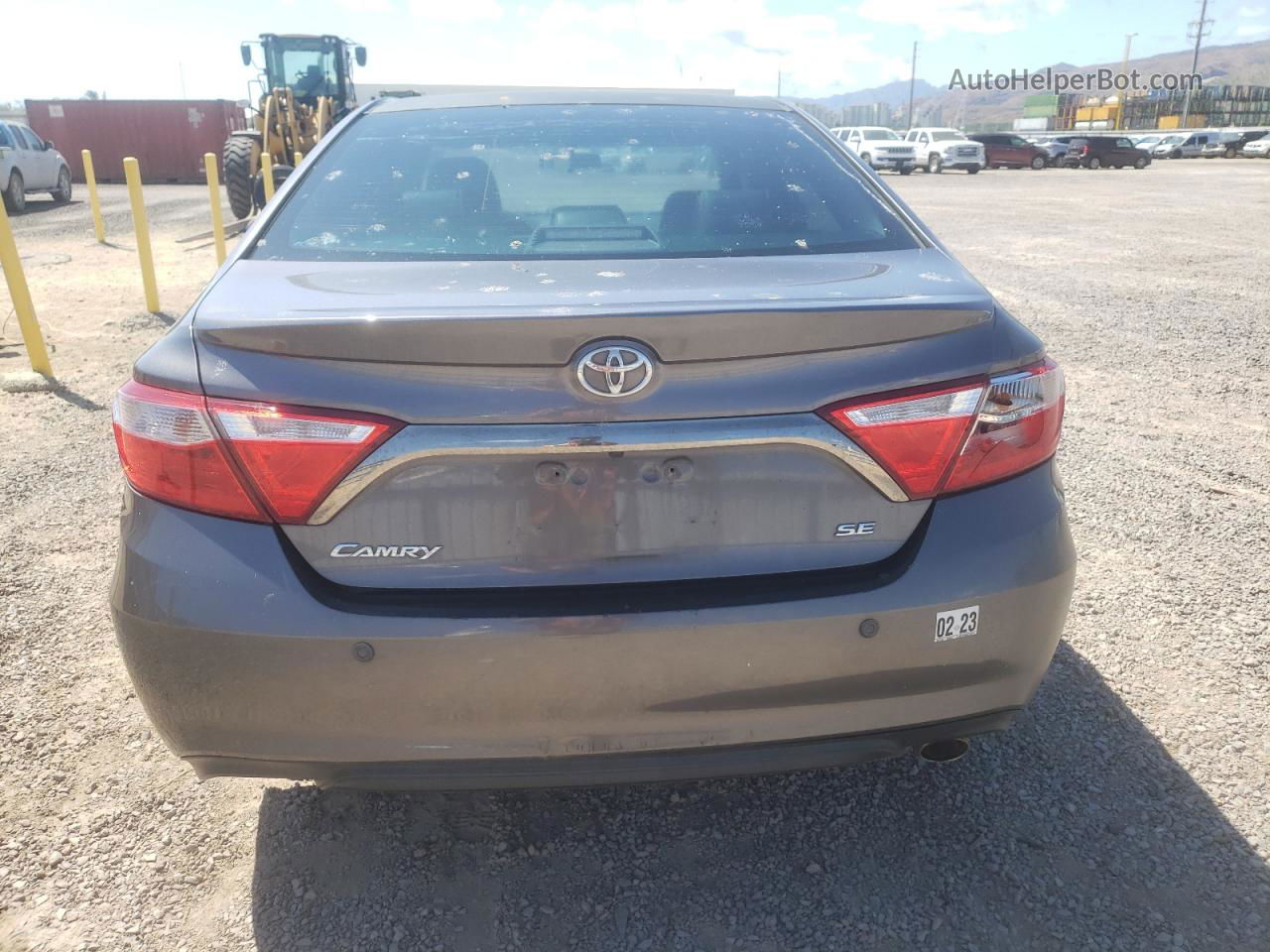 2016 Toyota Camry Le Серый vin: 4T1BF1FK9GU166747