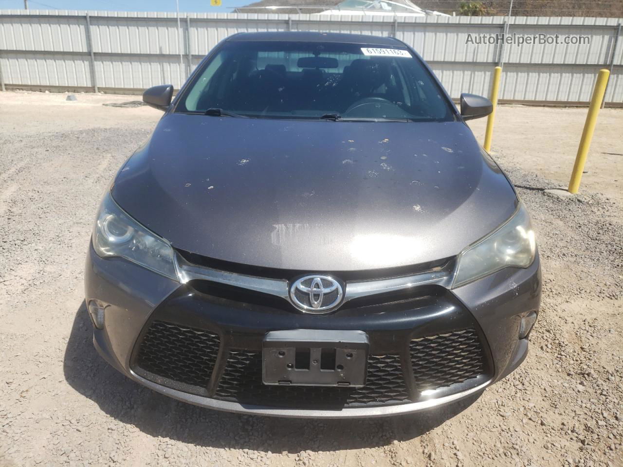 2016 Toyota Camry Le Серый vin: 4T1BF1FK9GU166747