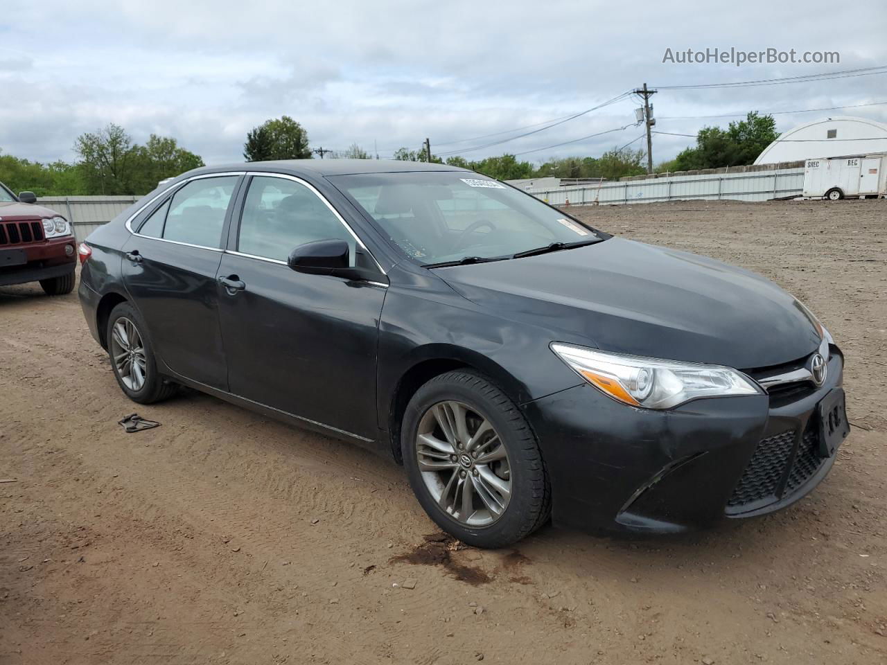 2016 Toyota Camry Le Черный vin: 4T1BF1FK9GU245397