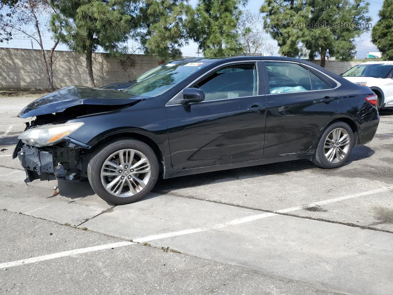 2016 Toyota Camry Le Черный vin: 4T1BF1FK9GU501070