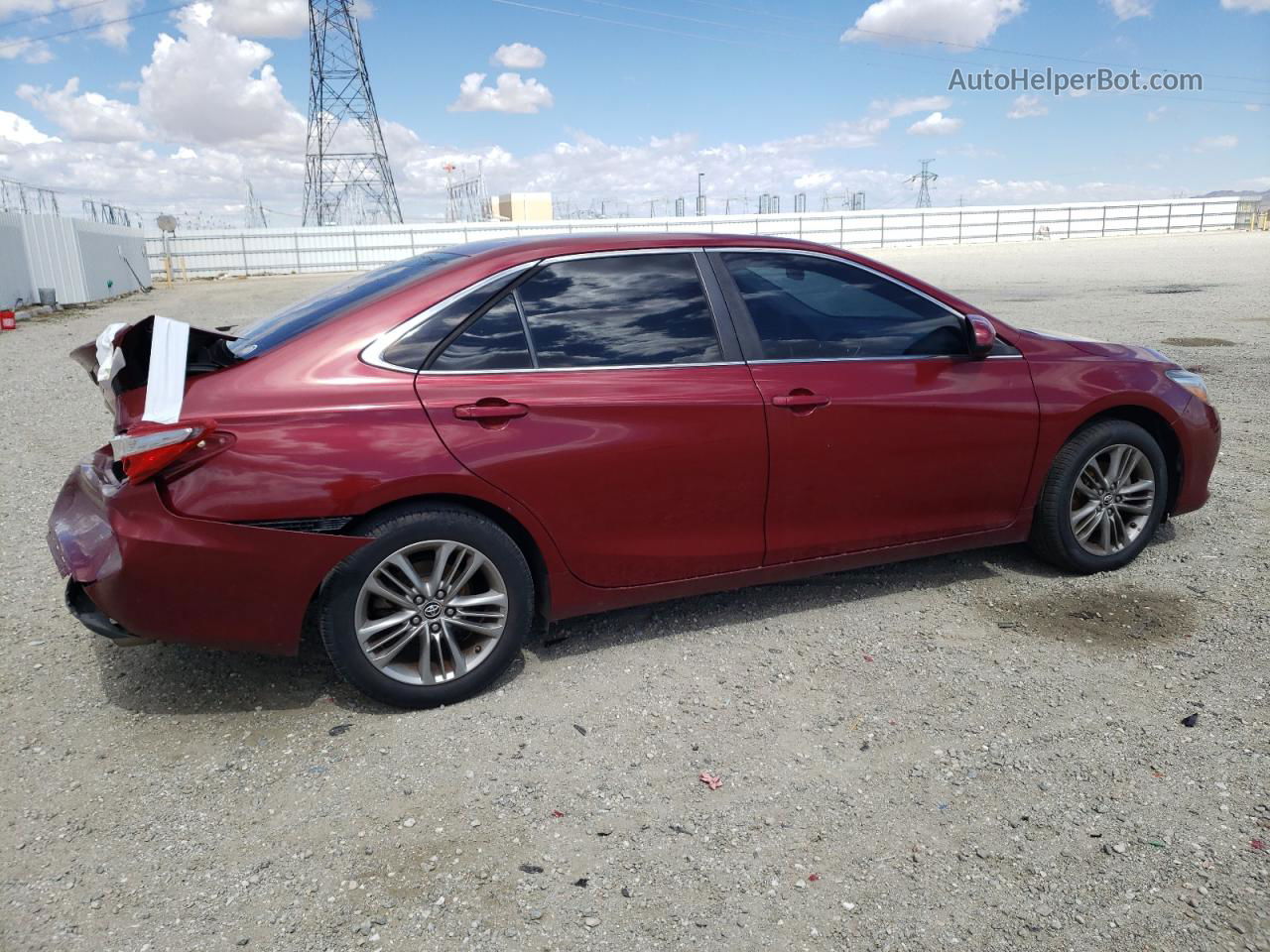 2016 Toyota Camry Le Burgundy vin: 4T1BF1FK9GU527703