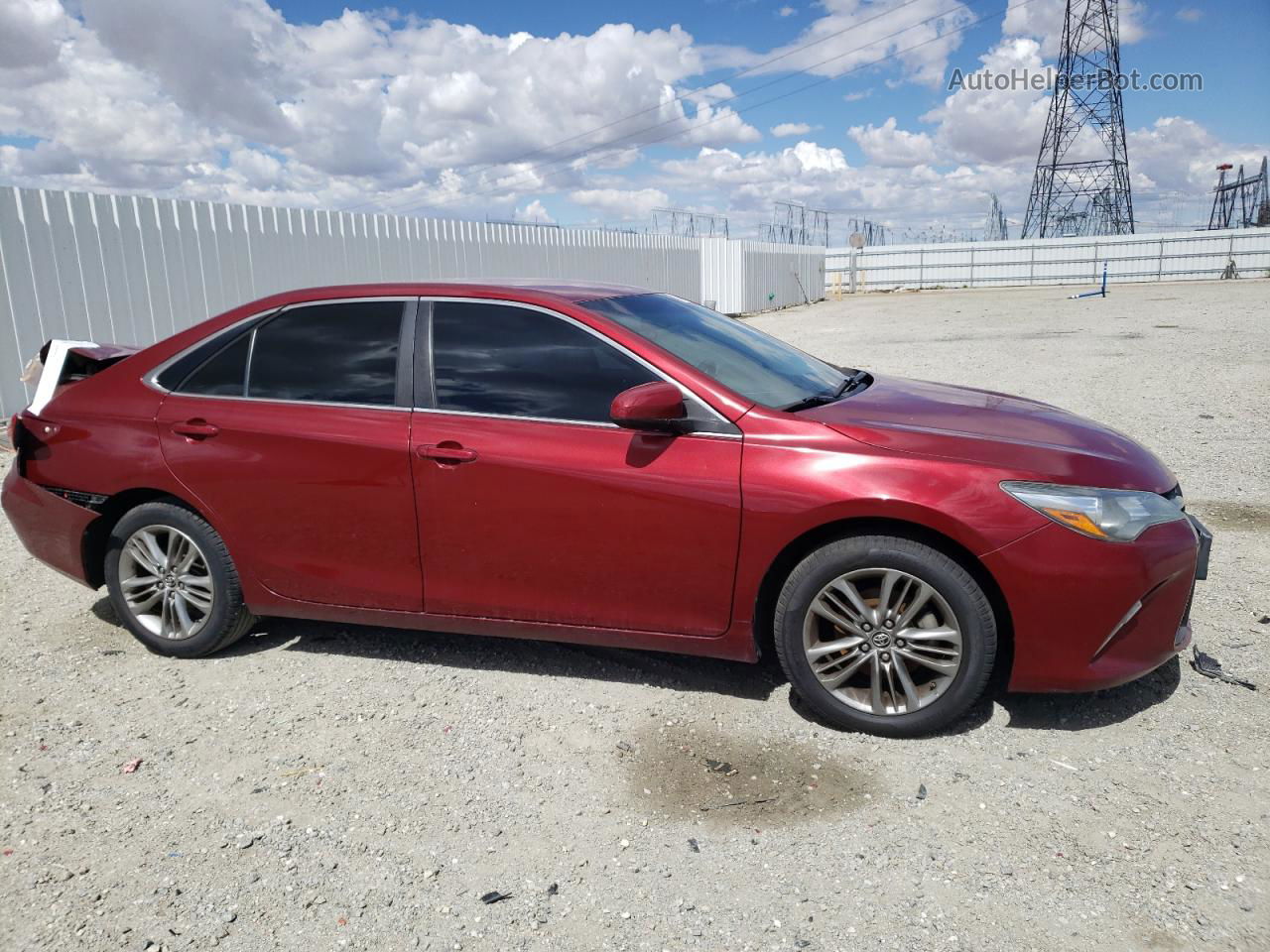 2016 Toyota Camry Le Burgundy vin: 4T1BF1FK9GU527703