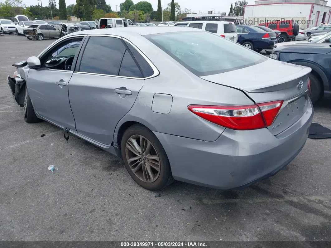 2016 Toyota Camry Se Gray vin: 4T1BF1FK9GU533484