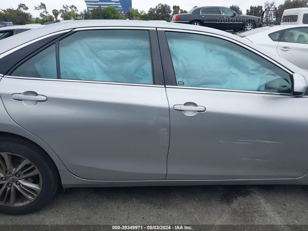 2016 Toyota Camry Se Gray vin: 4T1BF1FK9GU533484