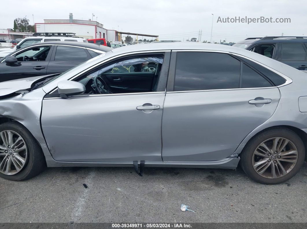 2016 Toyota Camry Se Gray vin: 4T1BF1FK9GU533484