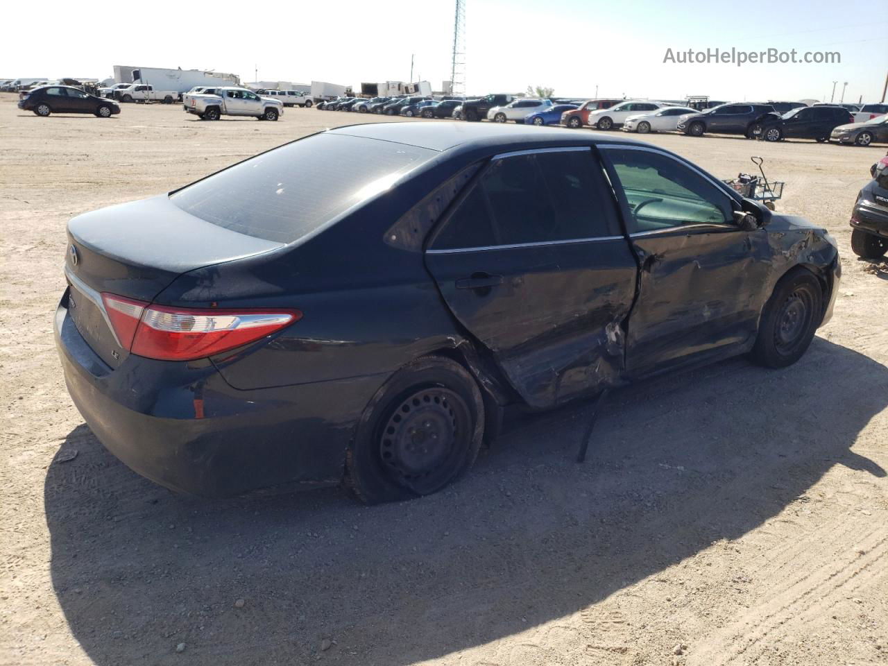 2016 Toyota Camry Le Синий vin: 4T1BF1FK9GU541990