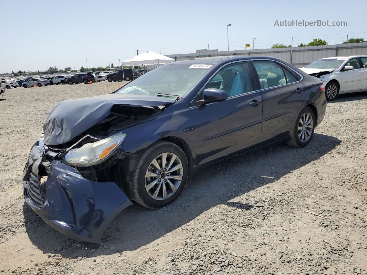 2016 Toyota Camry Le Blue vin: 4T1BF1FK9GU554240