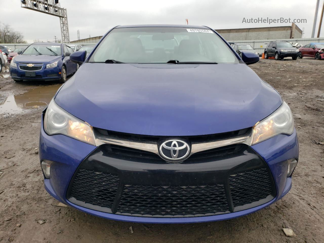 2016 Toyota Camry Le Blue vin: 4T1BF1FK9GU560037