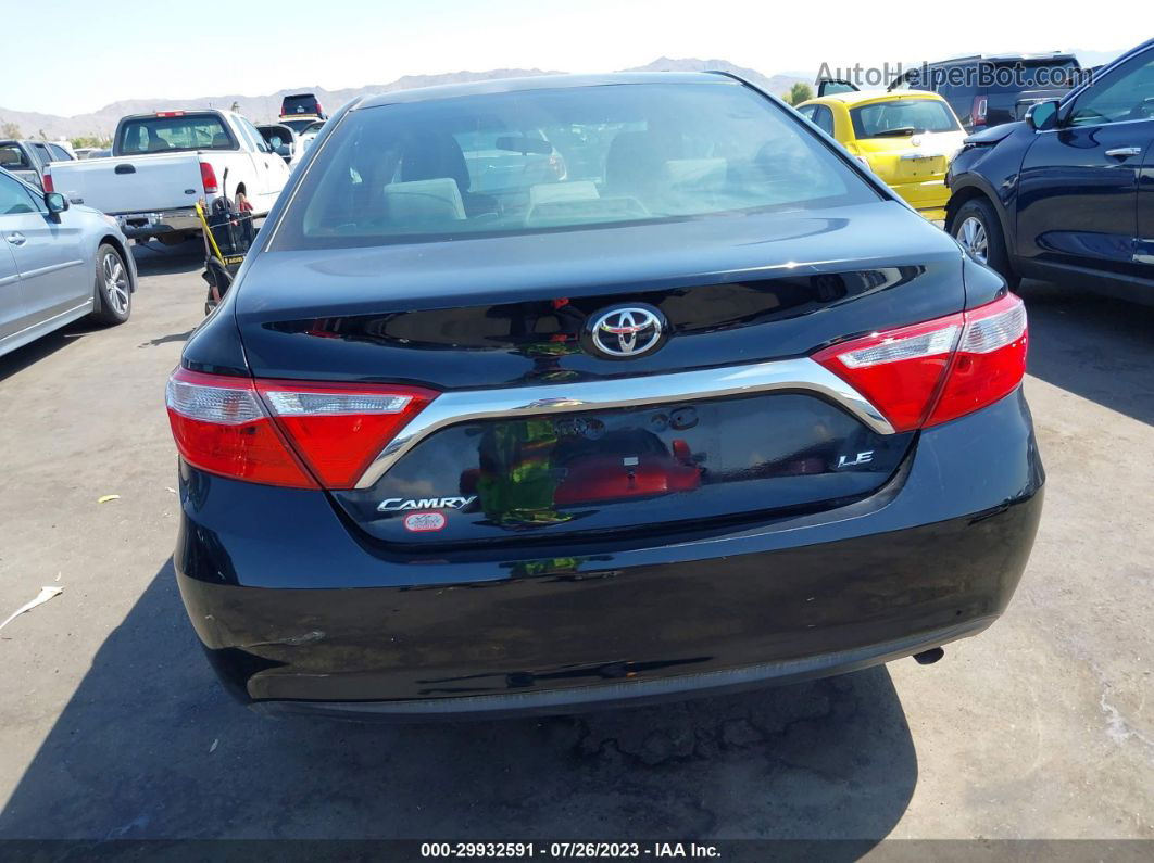 2016 Toyota Camry Xle/se/le/xse Черный vin: 4T1BF1FK9GU564329