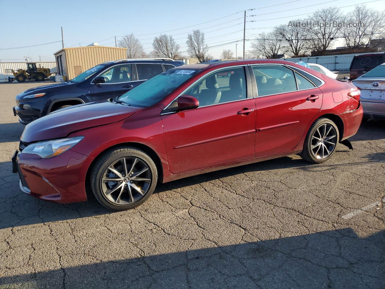 2016 Toyota Camry Le Red vin: 4T1BF1FK9GU597671