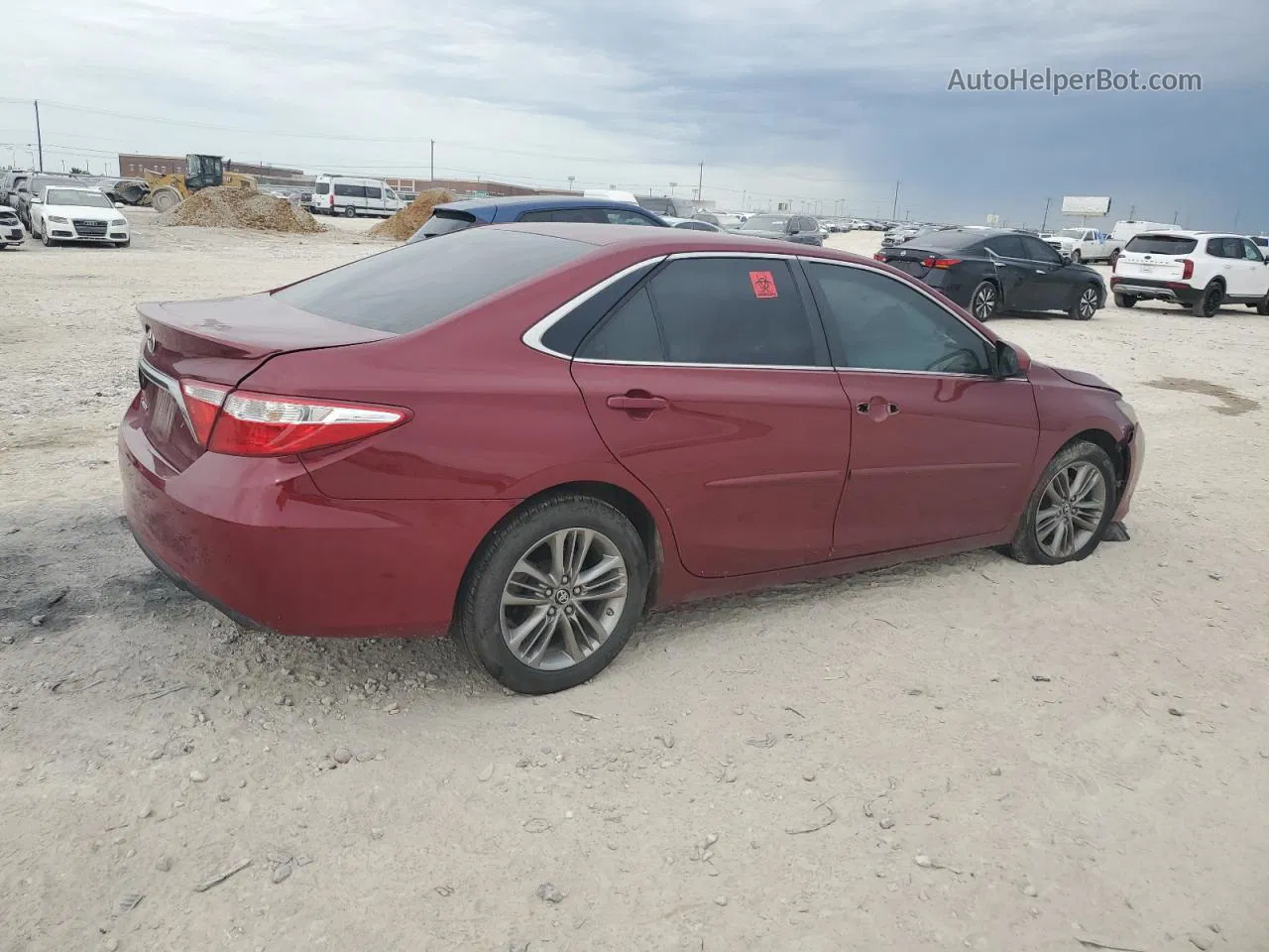 2016 Toyota Camry Le Burgundy vin: 4T1BF1FK9GU601461