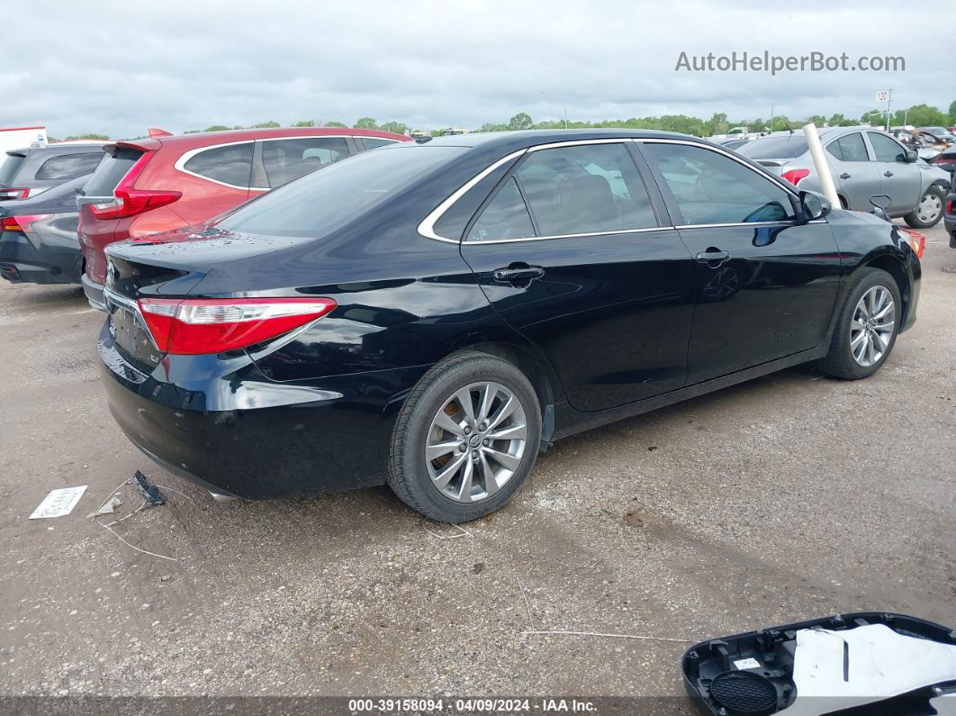 2016 Toyota Camry Xle Black vin: 4T1BF1FK9GU614114