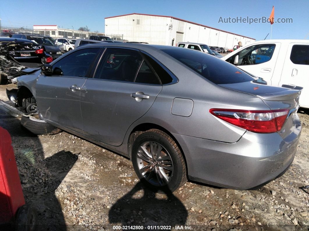 2017 Toyota Camry Xle/se/le/xse Silver vin: 4T1BF1FK9HU272875